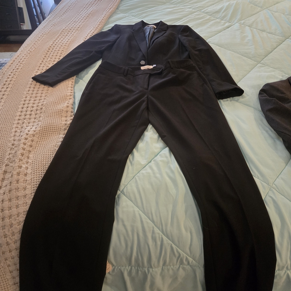 Calvin Klein Classic Black Pantsuit